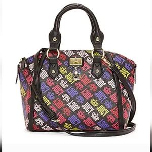 -☀-Juicy Couture Graffiti Satchel Wordy Crossbody Handbag - New With Tag